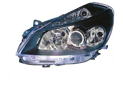 Renault Clio 2005-2008 Koplamp Zwart Links (Koplampen), Auto-onderdelen, Verlichting, Nieuw, Verzenden