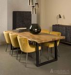 Eettafel-U Nicosia Mango - eettafel, Huis en Inrichting, Tafels | Eettafels, Nieuw, Overige materialen