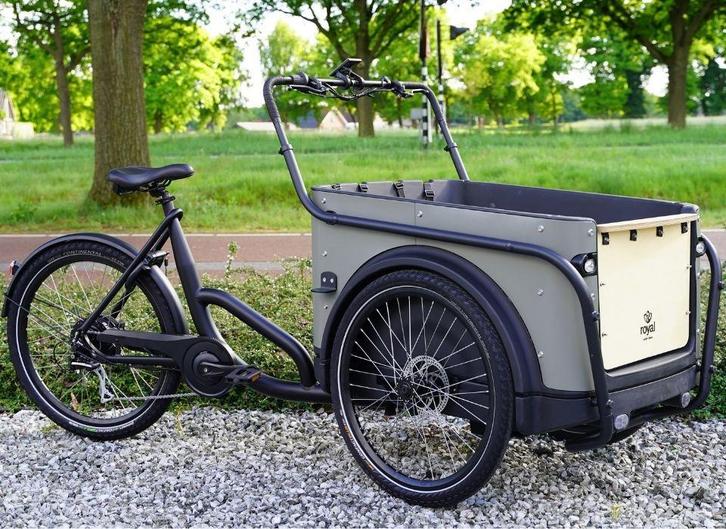 elektrische bakfiets twee en driewieler ROYAL CARGO BIKE BSD, Fietsen en Brommers, Fietsen | Bakfietsen, 4 kinderen of meer, Elektrisch