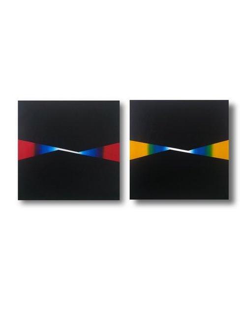 Veronika Obushikhina - Dual Spectrum Diptych, Antiek en Kunst, Kunst | Schilderijen | Modern