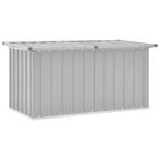 vidaXL Tuinbox 129x67x65 cm grijs, Tuin en Terras, Verzenden, Nieuw