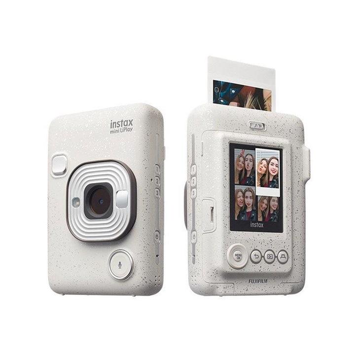 Fujifilm Instax Mini LiPlay Instant Camera - Wit (Stone Whit, Audio, Tv en Foto, Fotocamera's Analoog, Zo goed als nieuw, Verzenden