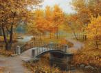 Autumn in an Old Park, Herfst in een Oud Park Eugene Lushpin, Ophalen of Verzenden, Nieuw, Overige typen