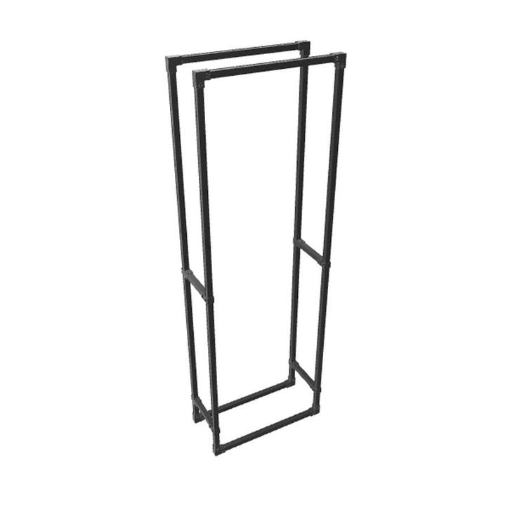 Haardhout opslag Malmo| Vierkant Zwart 25x25 mm | Vloer | DI, Tuin en Terras, Haardhout, Ophalen of Verzenden