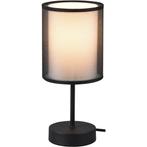 LED Tafellamp - Rond - Mat Zwart - Aluminium, Huis en Inrichting, Lampen | Tafellampen, Ophalen of Verzenden, Nieuw, Metaal, Minder dan 50 cm