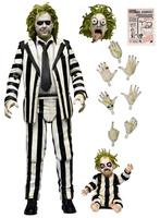 Beetlejuice Beetlejuice Action Figure Ultimate Striped Suit, Ophalen of Verzenden, Nieuw