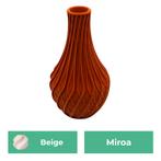 Miroa | Beige | 34CM, Huis en Inrichting, Woonaccessoires | Vazen, Ophalen of Verzenden, Nieuw