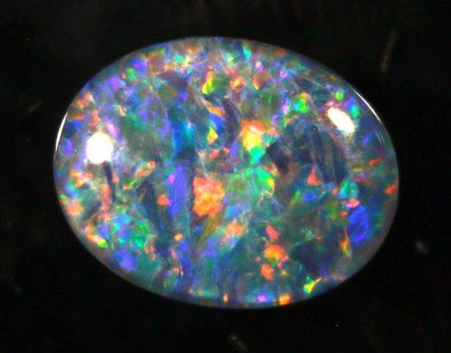 Ct. 1.30 Hoge kwaliteit Australische Opaal Triplet -, Verzamelen, Mineralen en Fossielen