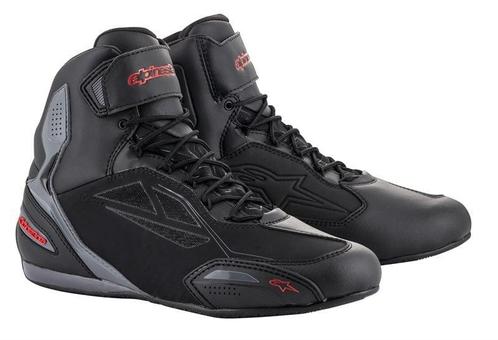 Alpinestars Faster-3 Drystar Zwart Grijs Rood, Motoren, Kleding | Motorkleding, Heren, Nieuw met kaartje, Laarzen, Verzenden