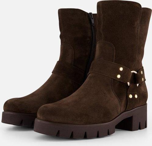 Gabor Enkellaarsjes bruin Suede - Dames - Maat 42 (Mode), Kleding | Dames, Schoenen, Nieuw, Verzenden