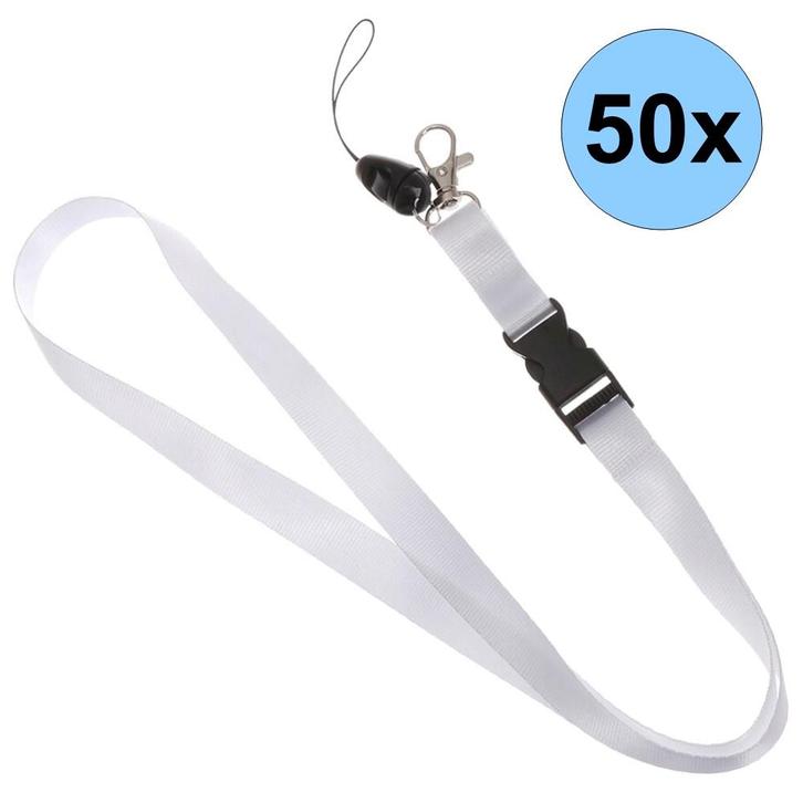 Fako Bijoux - Keycord - Lanyard - Sleutelkoord - Badgehouder, Verzamelen, Sleutelhangers, Verzenden