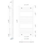 Radiator Boss & Wessing Wingrave 100x40 cm Mat Zwart, Doe-het-zelf en Verbouw, Ophalen of Verzenden, Nieuw