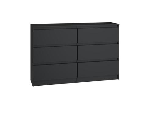Ladekast  zwart - 120cm (Slaapkamer), Huis en Inrichting, Kasten | Ladekasten, Nieuw, 1 of 2 laden, Overige houtsoorten, Verzenden