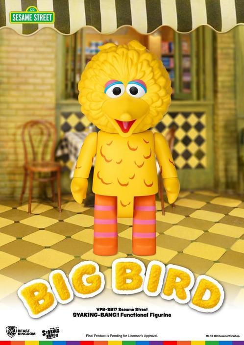 Sesame Street Syaking Bang Series PVC coin bank Big Bird 49, Verzamelen, Film en Tv, Nieuw, Ophalen of Verzenden