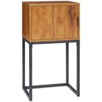 Bijzettafel - Stijlvol Design - Industrial Chic - Zwart, Ophalen of Verzenden, Nieuw, Modern