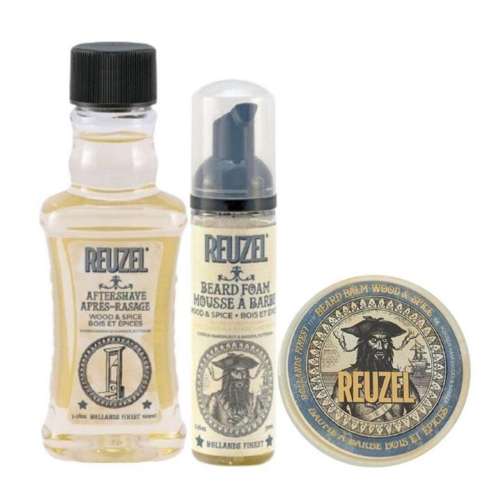 Reuzel Wood & Spice Set - 100ml+70ml+35gr., Sieraden, Tassen en Uiterlijk, Uiterlijk | Haarverzorging, Overige typen, Nieuw, Ophalen of Verzenden