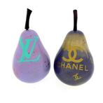 ZizaArt (XXI) - Chanel x Louis Vuitton Fruit Art Sculptures