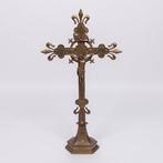 Altaar kruis, 19e-eeuw - Brons - 1850-1900, Antiek en Kunst