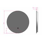 Badkamerspiegel met LED Verlichting en Verwarming 40cm -, Huis en Inrichting, Woonaccessoires | Spiegels, Ophalen of Verzenden