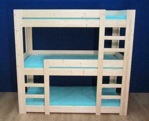 Uniek! Stapelbed 6 personen dus 3x 2-persoons boven elkaar, Huis en Inrichting, Slaapkamer | Stapelbedden en Hoogslapers, Stapelbed