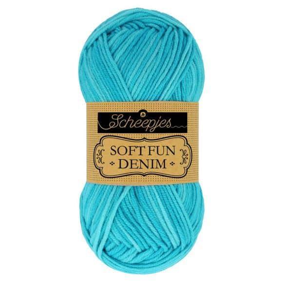 Scheepjes Softfun Denim 50gr - 500, Hobby en Vrije tijd, Breien en Haken, Nieuw, Verzenden