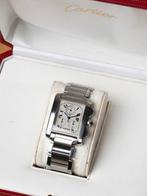 Cartier - Tank Francaise Chronoflex - 2303 - Unisex -, Nieuw
