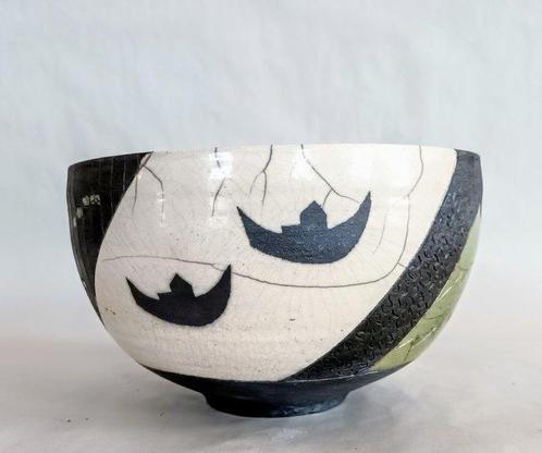 Rinske Reyn-Teijema - Vaas - Aardewerk - RAKU keramiek, Antiek en Kunst, Antiek | Glas en Kristal