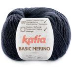 Katia Basic Merino - 05 donker marineblauw - Wol/Acryl Gar, Hobby en Vrije tijd, Breien en Haken, Ophalen of Verzenden, Nieuw