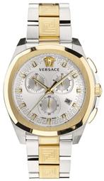 Versace VE7CA0823 Chrono Geo horloge 43 mm, Overige merken, Staal, Staal, Verzenden