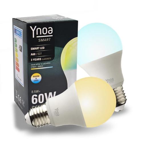 Set van 2 Ynoa smart lampen | White Tones CCT | E27 LED lamp, Huis en Inrichting, Lampen | Losse lampen, Overige typen, Nieuw