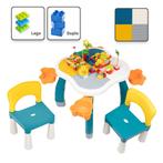 Decopatent® - Kindertafel met 2 Stoeltjes - Speeltafel met, Nieuw, Verzenden