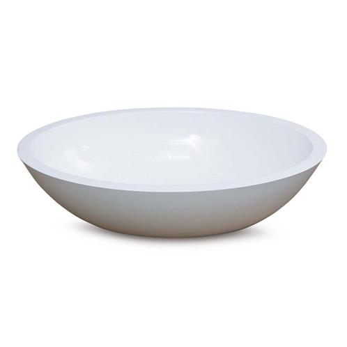 Waskom Luca Sanitair Ovaal 57x40x14cm Mineral Stone 25mm Dik, Doe-het-zelf en Verbouw, Sanitair, Overige typen, Nieuw, Ophalen of Verzenden