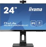 iiyama ProLite XUB2490HSUC-B1 - Full HD Webcam Monitor - 24, Nieuw, Verzenden