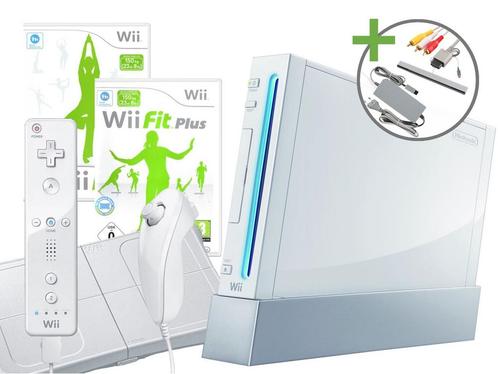 Nintendo Wii Starter Pack - Wii Fit Plus Edition, Spelcomputers en Games, Spelcomputers | Nintendo Wii, Zo goed als nieuw, Ophalen of Verzenden