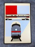 Bauhaus - enamel sign BAUHAUS Lokomotiv Emailschild Emaille