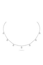 Halsketting - 18 karaat Geel goud, Gepolijst rhodium -, Sieraden, Tassen en Uiterlijk, Kettingen, Nieuw