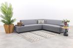 Malaga hoekbank loungeset chaise longue - taupe, Verzenden, Nieuw, Overige materialen, Loungeset