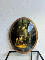 Beeld, Vintage Bolglas Wanddecoratie Plaque – Uniek