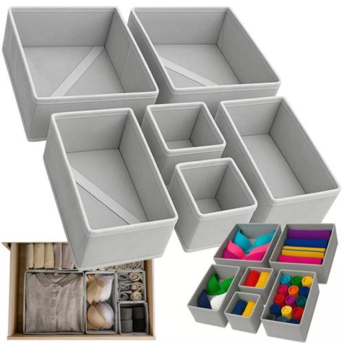 Ruhhy Organizer Set van 6 – Voor Ondergoed – Lade Indeli, Huis en Inrichting, Woonaccessoires | Kapstokken, Nieuw, Ophalen of Verzenden