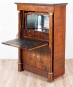 Kast - Prachtige Empire secretaire in mahoniehout. Frankrijk, Antiek en Kunst