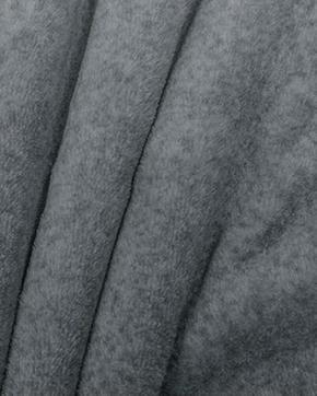 Snuggle Fleece Donkergrijs, Hobby en Vrije tijd, Stoffen en Lappen, Grijs, Nieuw