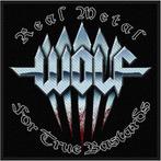 Wolf - Real Metal - Patch officiële merchandise, Verzamelen, Muziek, Artiesten en Beroemdheden, Ophalen of Verzenden, Nieuw, Kleding