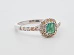 Zonder Minimumprijs - Ring 14 kt. - 0.68ct. tw. Smaragd, Nieuw