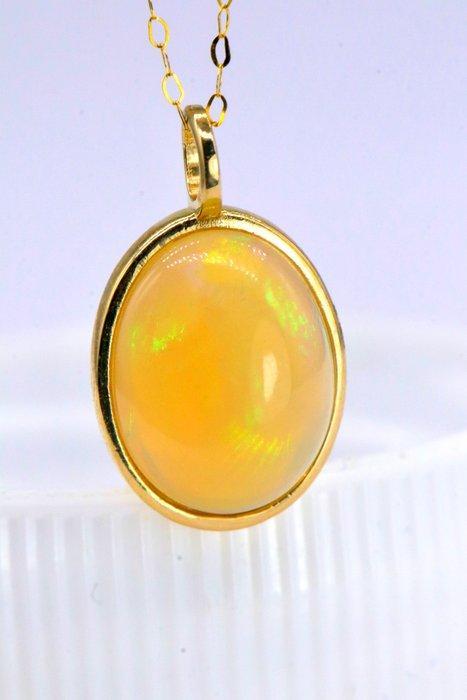 Zonder Minimumprijs - Hanger - 14 karaat Geel goud - 1.20ct., Sieraden, Tassen en Uiterlijk, Antieke sieraden