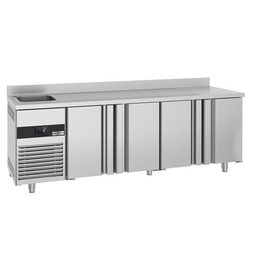 GGM Gastro | Koelwerkbank PREMIUM - 2360x700mm - met 4 |, Zakelijke goederen, Horeca | Meubilair en Inrichting, Verzenden