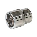 Silverline Zeskantige metrische dop - 22 mm - chroom vana..., Ophalen of Verzenden, Nieuw