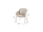 Eros dining tuinstoel rope latte 4 Seasons Outdoor, Ophalen of Verzenden, Nieuw