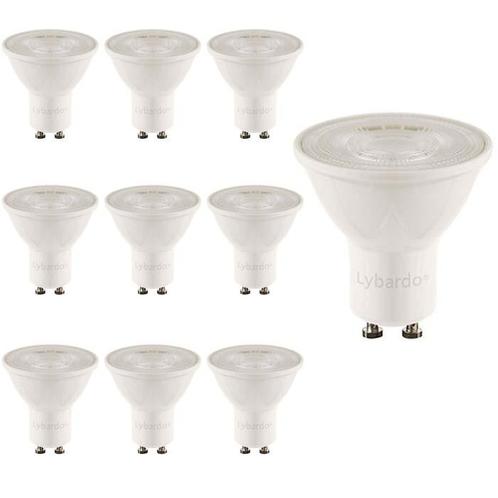 Set van 10 Lybardo LED spots GU10 | 2.4 watt | 2700K warm wi, Huis en Inrichting, Lampen | Losse lampen, Overige typen, Nieuw