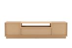TV-bord LOFT 160 cm naturel grijsbeige - 47812, Ophalen of Verzenden, Nieuw