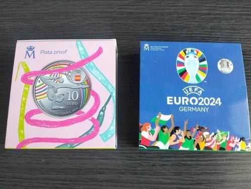 Spanje. 10 Euro 2024 Juegos Olímpicos + UEFA Euro 2024, Postzegels en Munten, Munten | Europa | Euromunten